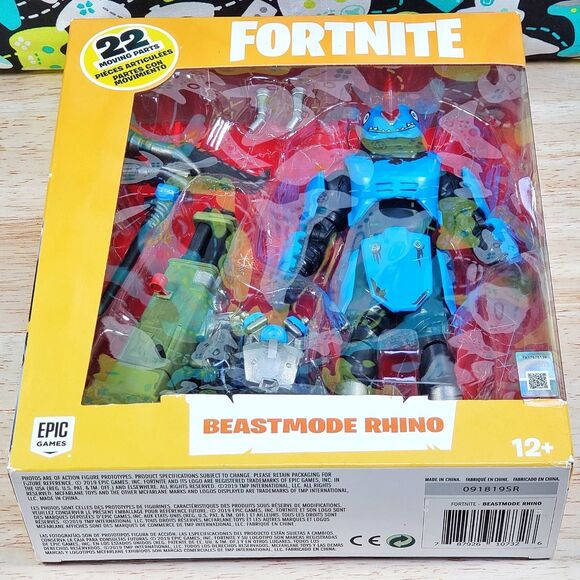 Fortnite Beastmode Rino 7" Collectible Action Figure McFarlane Toys New - Picture 3 of 8
